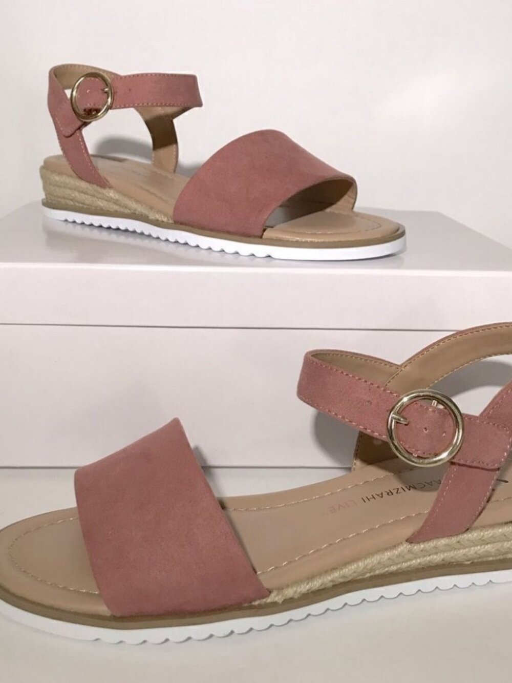 Isaac Mizrahi Live! Cassidy Wedge Sandal